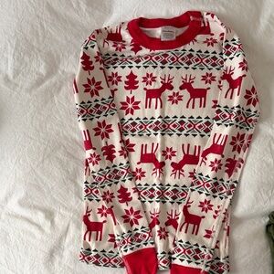 Hanna Andersson Red and White Kids Pajama Set